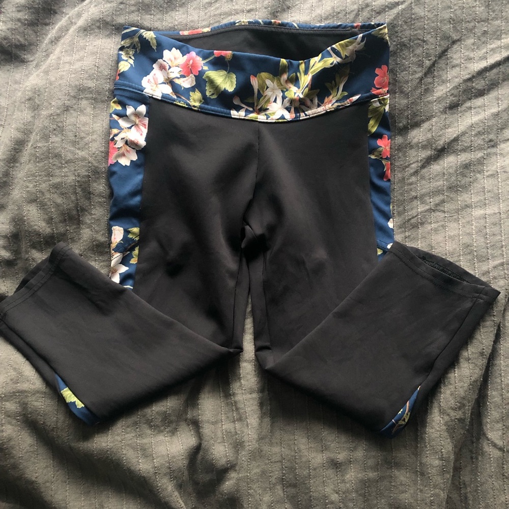Black Milk Gorgeous Garden Navy Combat Pants - Small